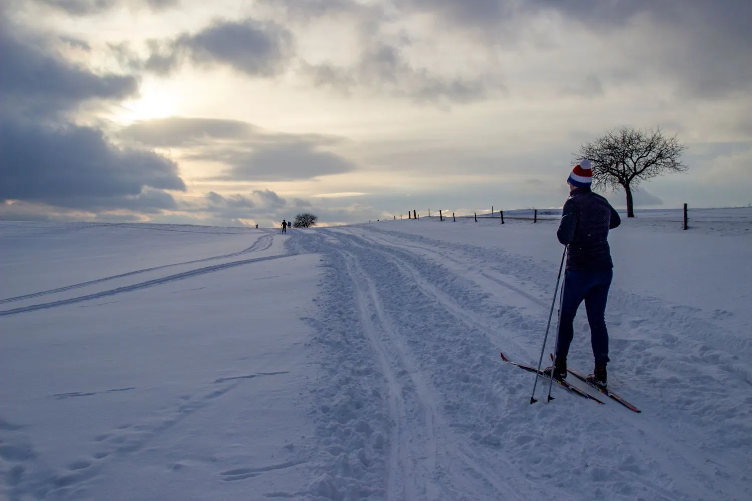 Lačnovská magistrála na běžkách