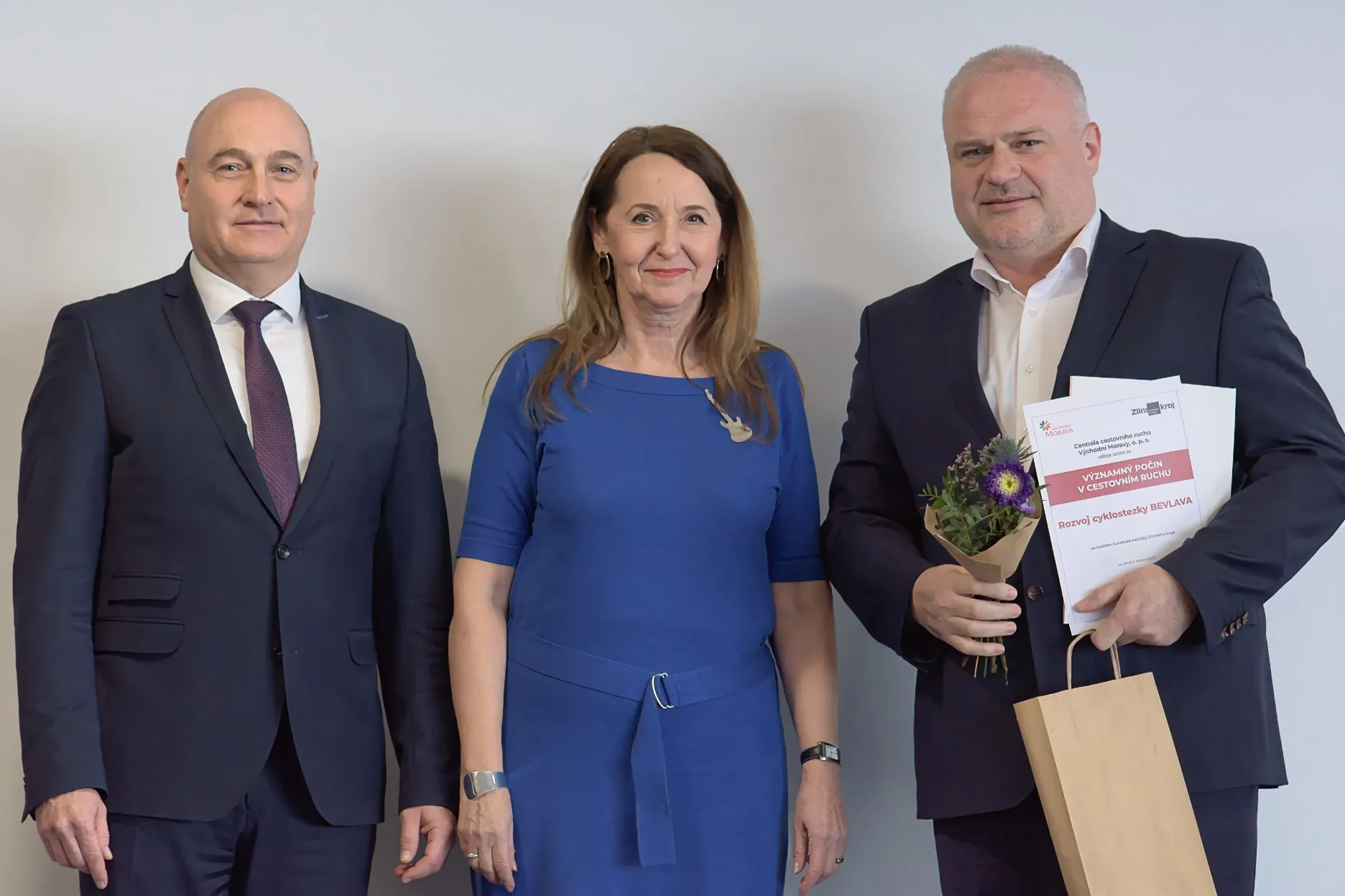 Ocenění pro cyklostezku Bevlava - významný počin v cestovním ruchu