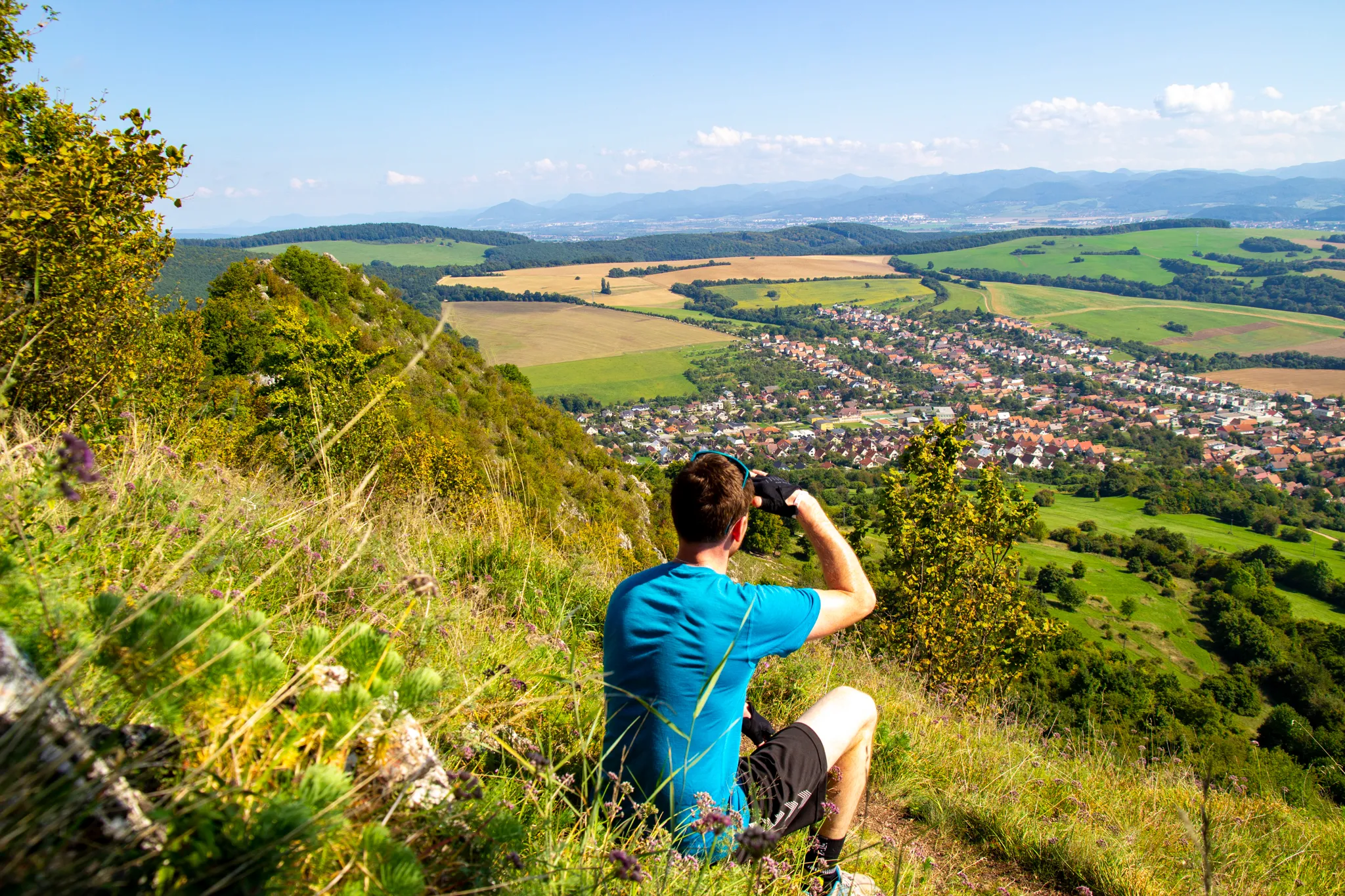 Na kole přes hranice z Hostětína do Súče