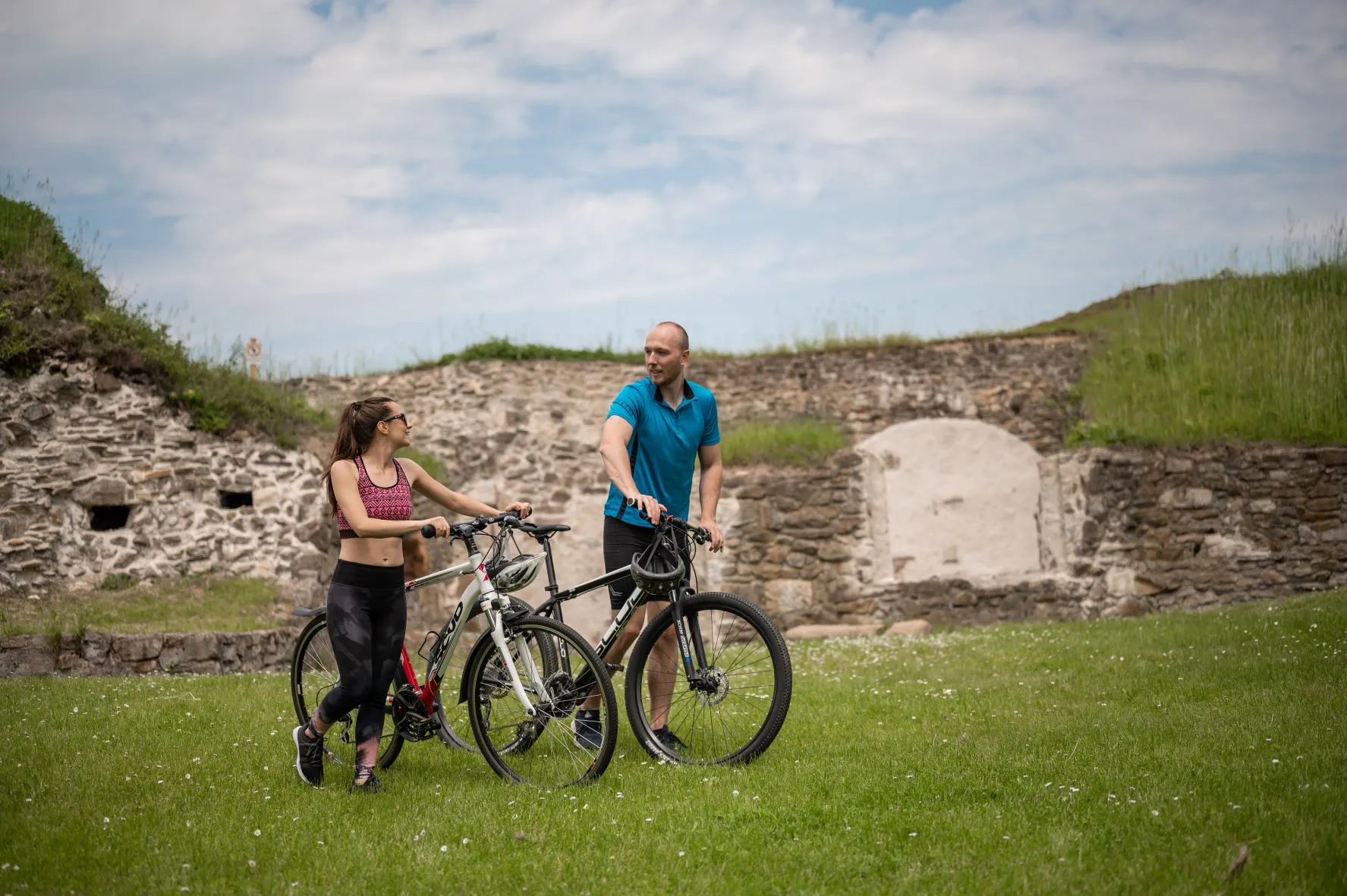 Na kole na Hrad Brumov