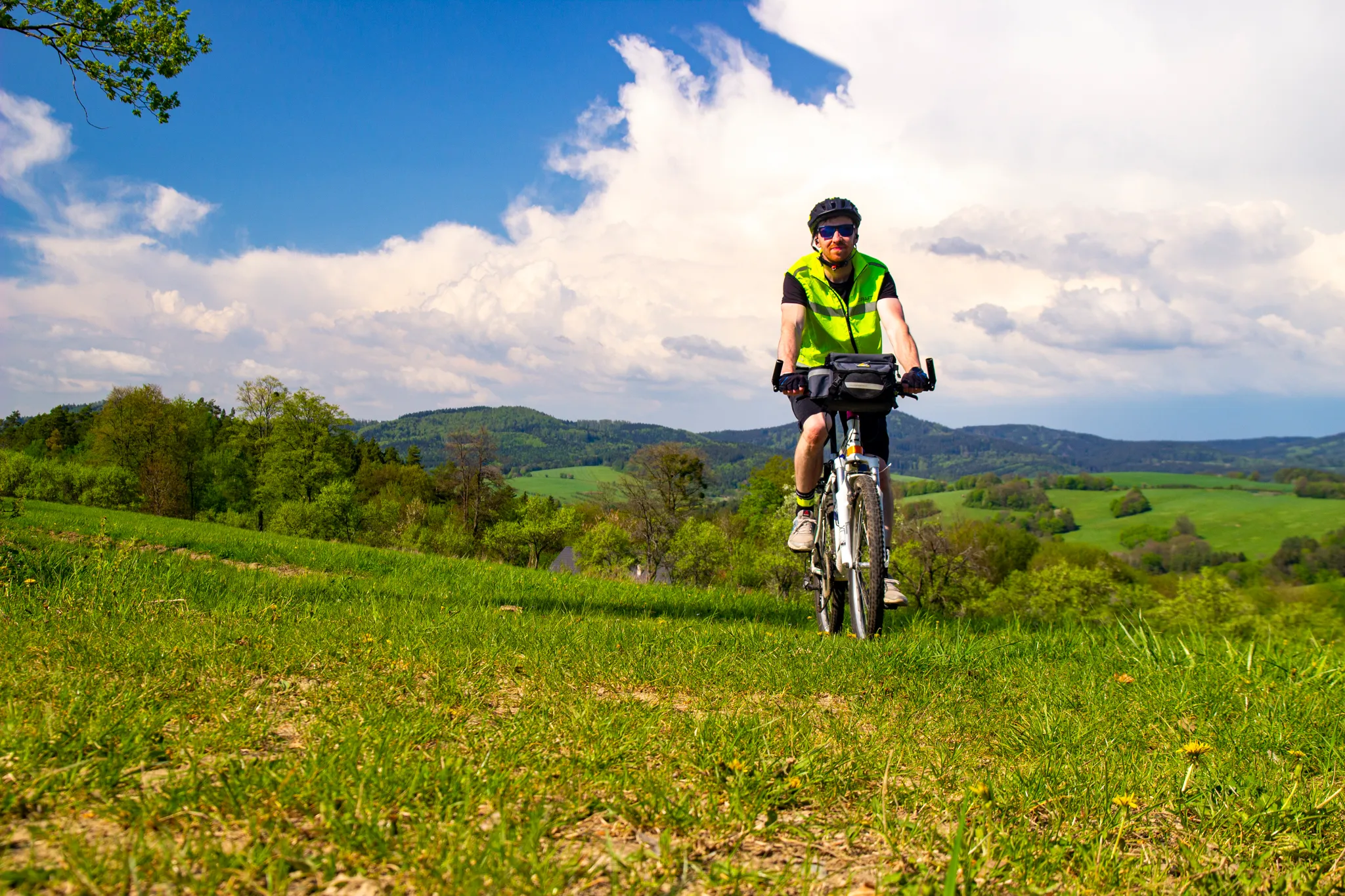 Na kole přes Slavičín a Loučku