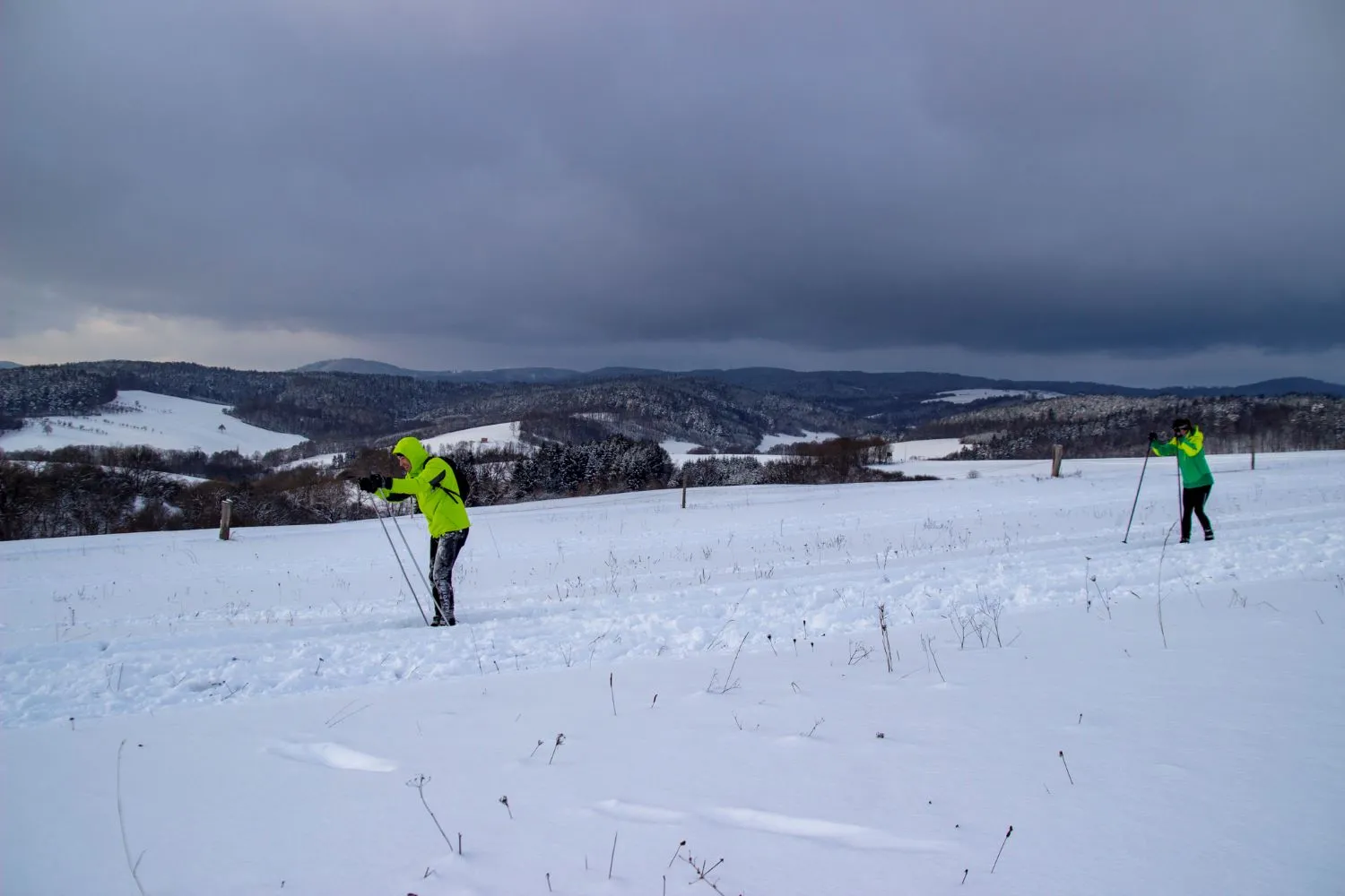 Lačnovská magistrála na běžkách