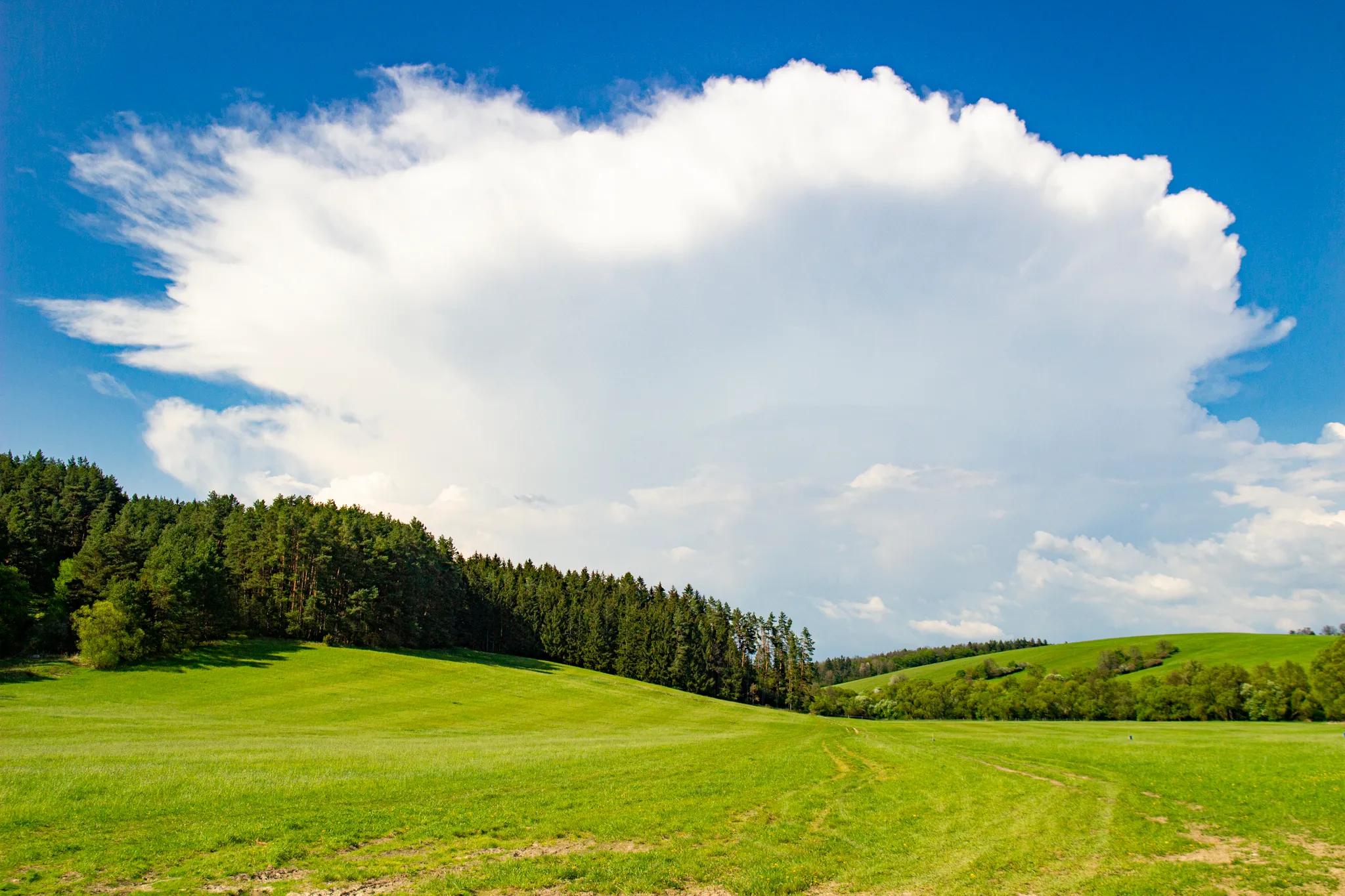Na kole přes Slavičín a Loučku