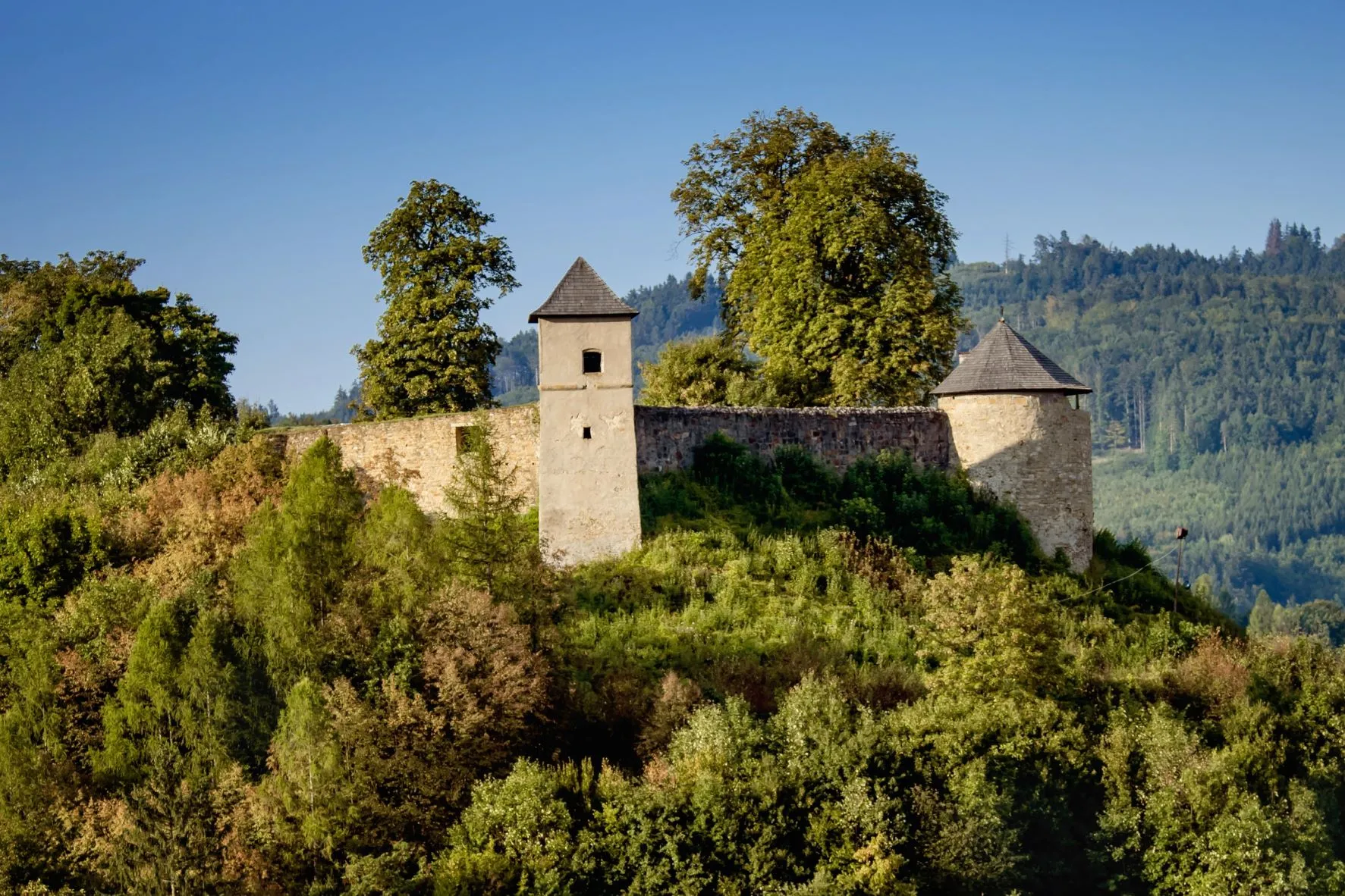 Na kole na Hrad Brumov