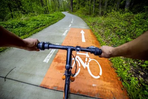 Uzavření části cyklotrasy